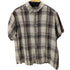 centro オーバーサイズS/Sチェックシャツ メンズ import:XL