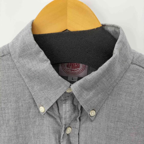 ジェイプレス J.PRESS ワンポケット ボタンダウンL/Sシャツ メンズ import:L