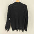 パーバーズ PERVERZE WAVE STRIPE CRASH KNITダメージ ニットカーディガン レディース FREE