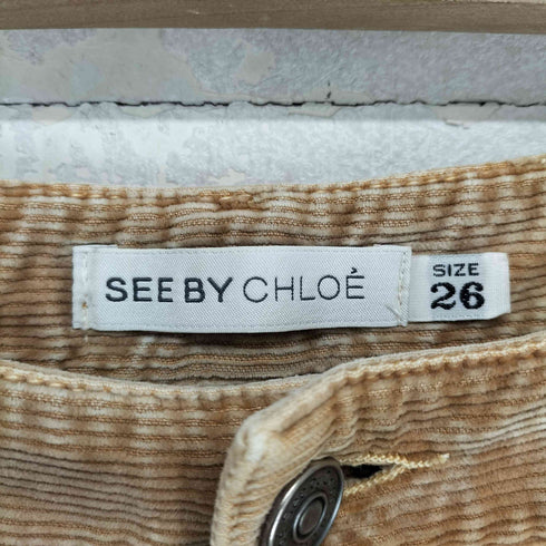 シーバイクロエ SEE BY CHLOE コーデュロイパンツ レディース 26