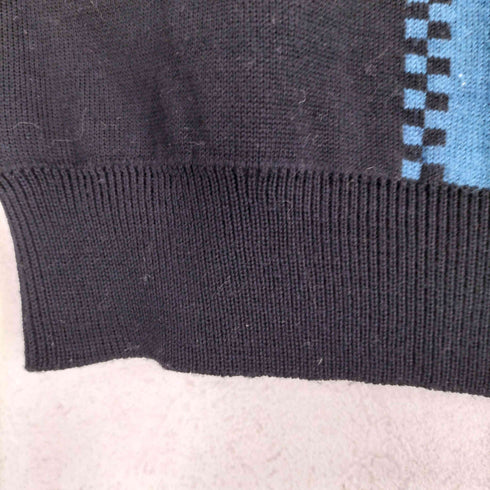 HEATH 刺繍デザインニット メンズ LL