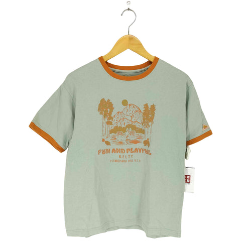 ケルティ KELTY プリントリンガーTシャツ メンズ FREE