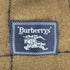 バーバリーズ BURBERRYS ウィンドーペーンチェック 騎士刺繍フリンジウールマフラー メンズ
