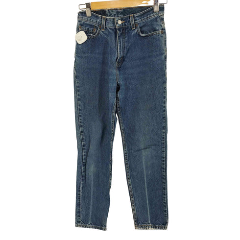 リーバイス Levis MADE IN USA ジッパーフライ テーパードデニムパンツ ボタン裏512 レディース 6 MIS S