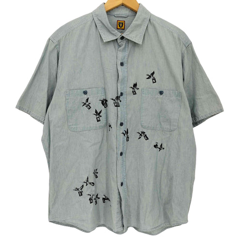 ヒューマンメイド HUMAN MADE Chambray S/S Shirt シャンブレー半袖シャツ メンズ JPN:XXL