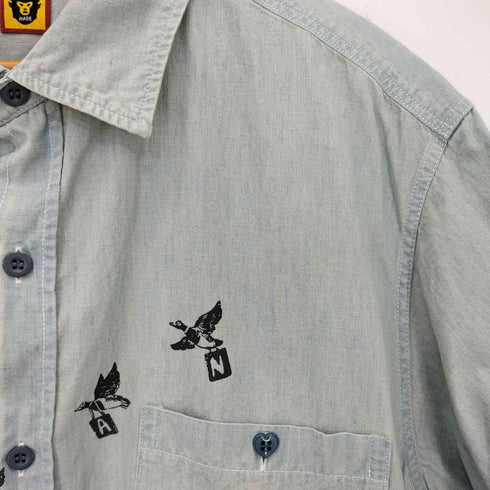 ヒューマンメイド HUMAN MADE Chambray S/S Shirt シャンブレー半袖シャツ メンズ JPN:XXL