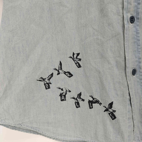 ヒューマンメイド HUMAN MADE Chambray S/S Shirt シャンブレー半袖シャツ メンズ JPN:XXL