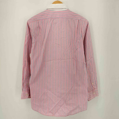 ポロバイラルフローレン Polo by RALPH LAUREN 襟切替ストライプL/Sシャツ メンズ 151/2