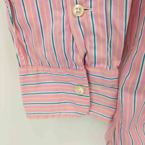 ポロバイラルフローレン Polo by RALPH LAUREN 襟切替ストライプL/Sシャツ メンズ 151/2