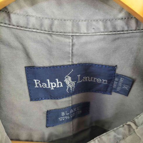 ラルフローレン RALPH LAUREN BLAKE ポニー刺繍 ボタンダウン ロングスリーブシャツ メンズ import:XL