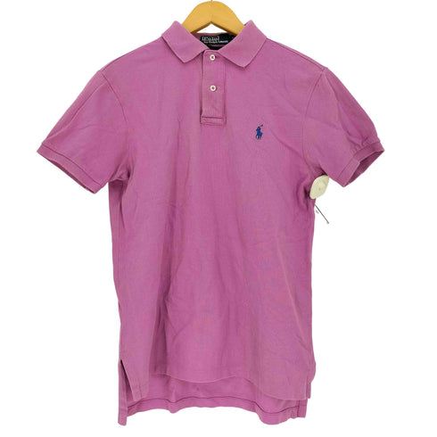 ポロバイラルフローレン Polo by RALPH LAUREN CUSTOM FIT ポニー刺繍 S/S コットン ポロ シャツ メンズ import:S