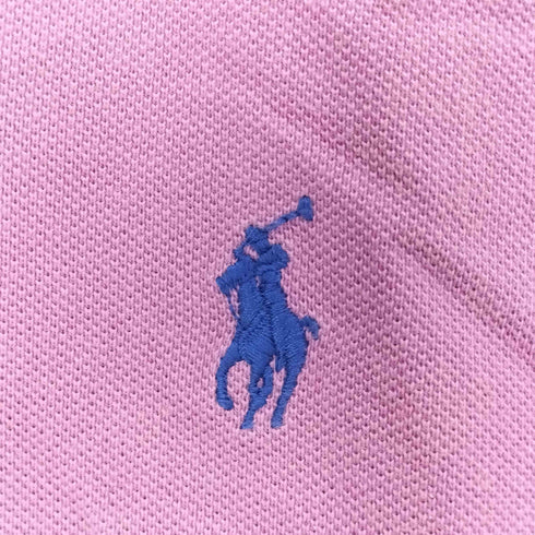 ポロバイラルフローレン Polo by RALPH LAUREN CUSTOM FIT ポニー刺繍 S/S コットン ポロ シャツ メンズ import:S