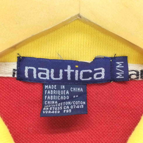 ノーティカ NAUTICA ボーダーポロシャツ メンズ M