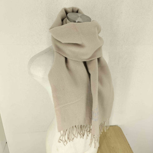 ヴィヴィアンウエストウッド Vivienne Westwood MADE IN ITALY ロゴ刺繍フリンジマフラー メンズ