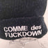 COMME des FUCKDOWN 刺繍ニットキャップ メンズ