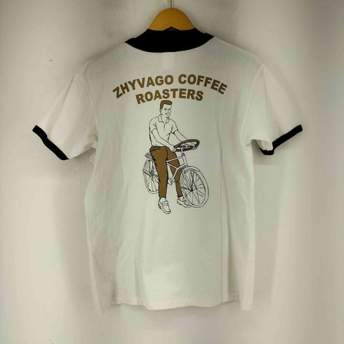 クロスアンドスティッチ CROSS&STITCH バックプリント S/S リンガーTシャツ メンズ JPN:L