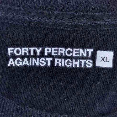 フォーティーパーセントアゲインストライツ FORTY PERCENTS AGAINST RIGHTS ロングスリーブTシャツ ロンT メンズ JPN:XL