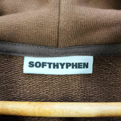 SOFTHYPHEN SOHY HALF ZIP UP HOODIE ハーフジップ フーディー メンズ 03