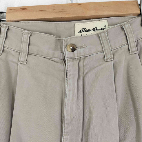 エディーバウアー Eddie Bauer 90S 白タグ 2タック チノパンツ メンズ 29×32