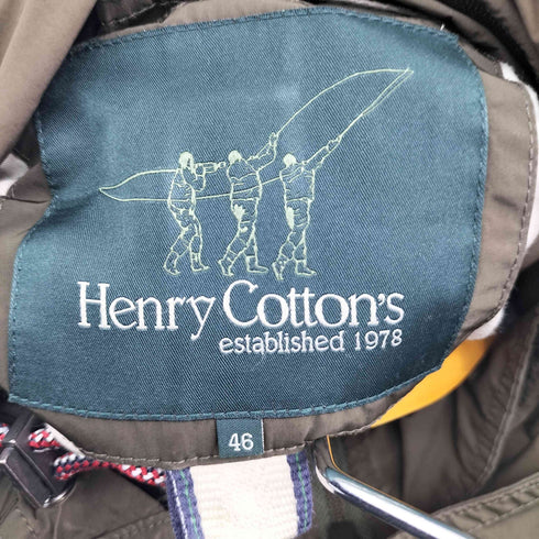 ヘンリーコットンズ Henry Cottons ナイロンフーデッドジャケット メンズ 46