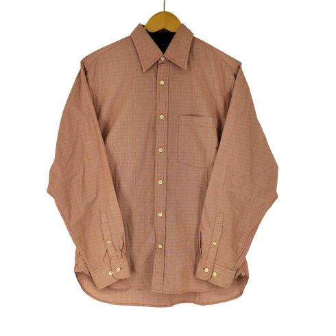 ギャップ Gap 00S 80's two ply poplin L/S チェックシャツ メンズ JPN:S