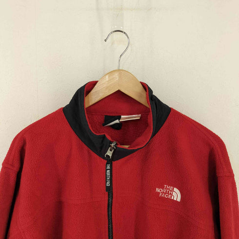 ザノースフェイス THE NORTH FACE USA製 刺繍ロゴ フリースジャケット メンズ L