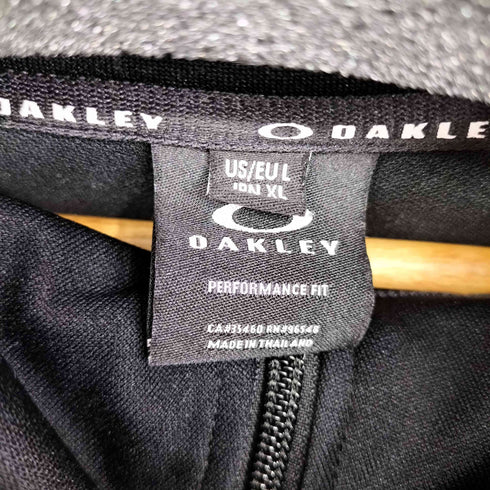 オークリー OAKLEY ロゴプリント ジップアップパーカー メンズ JPN:XL