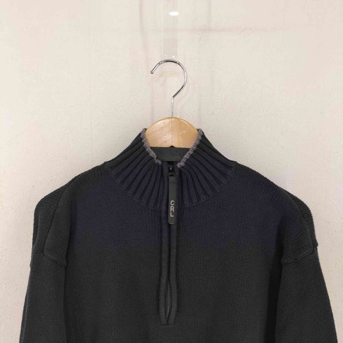 チャップスラルフローレン CHAPS RALPH LAUREN HAND FRAMED ハーフジップニット メンズ S