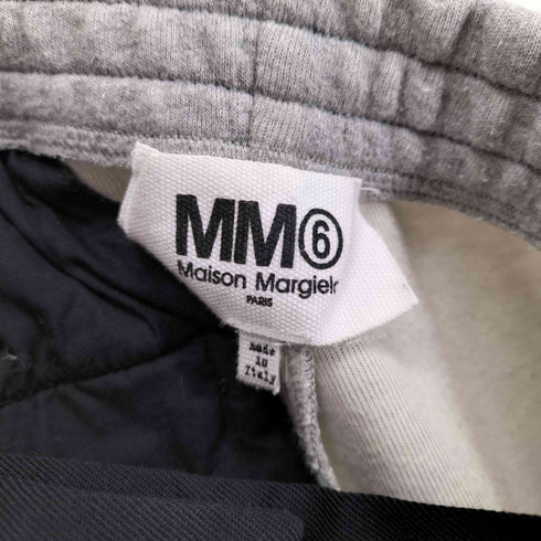 エムエムシックスメゾンマルジェラ MM6 Maison Margiela 19ss スウェット×スラックス ドッキングパンツ レディース 40