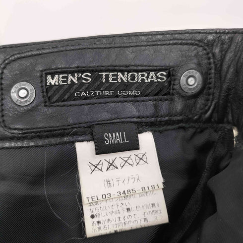 メンズティノラス MENS TENORAS 牛皮レザーストレートパンツ メンズ SMALL