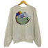 ヘインズ Hanes 90s USA製 イラストプリント クルーネックスウェット メンズ import:XL