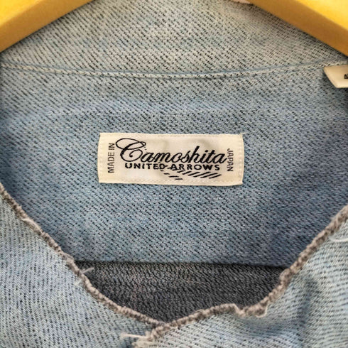 ユナイテッドアローズ UNITED ARROWS Camoshita ヨーク切替 バンドカラーシャツ メンズ 42