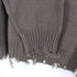 サイトバイヨウジヤマモト syte by Yohji Yamamoto 7G BULKY WOOL DAMAGE V NECK PULLOVER メンズ