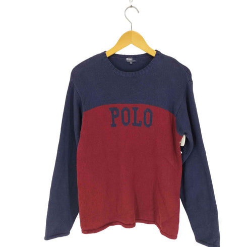 ポロバイラルフローレン Polo by RALPH LAUREN ロゴデザインコットンニット レディース 160