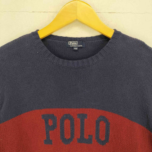 ポロバイラルフローレン Polo by RALPH LAUREN ロゴデザインコットンニット レディース 160