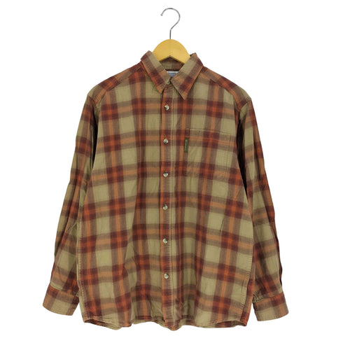 コロンビア Columbia ロゴパッチ ポケット付き チェックシャツ メンズ import:M