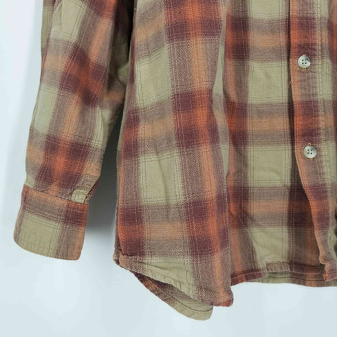 コロンビア Columbia ロゴパッチ ポケット付き チェックシャツ メンズ import:M