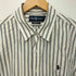 ラルフローレン RALPH LAUREN CUSTOM FIT ストライプ柄S/S シャツ メンズ L