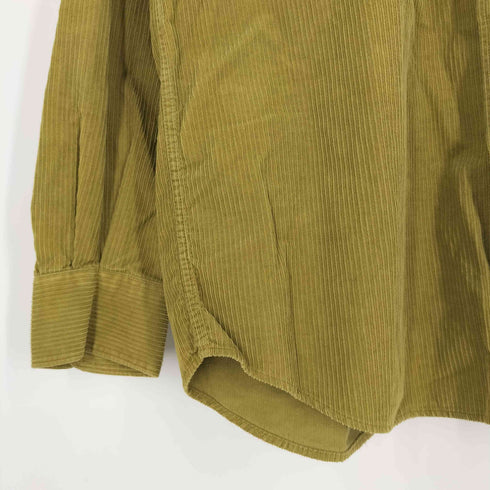 エルメネジルドゼニア Ermenegildo Zegna イタリア製 コーデュロイ シャツ メンズ import:L