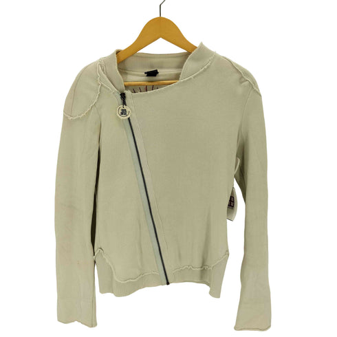 ディーゼル DIESEL OLD デザインジップ ノーカラースウェットジャケット レディース import:S