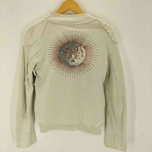 ディーゼル DIESEL OLD デザインジップ ノーカラースウェットジャケット レディース import:S
