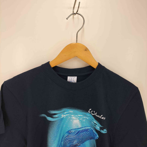 KOOL TS フロントプリント クジラ柄 クルーネックTシャツ ©YORKER y2k メンズ JPN:S