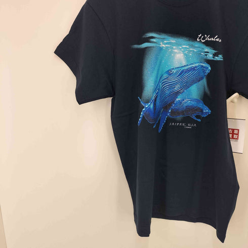 KOOL TS フロントプリント クジラ柄 クルーネックTシャツ ©YORKER y2k メンズ JPN:S
