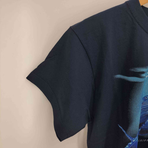 KOOL TS フロントプリント クジラ柄 クルーネックTシャツ ©YORKER y2k メンズ JPN:S