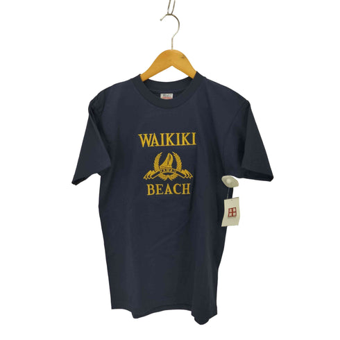 RICK'S AMERICA MADE IN USA フロント刺繍 クルーネックTシャツ WAIKIKI BEACH メンズ import:M