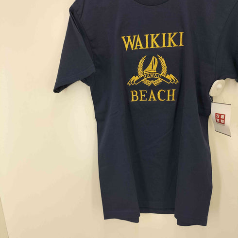 RICK'S AMERICA MADE IN USA フロント刺繍 クルーネックTシャツ WAIKIKI BEACH メンズ import:M