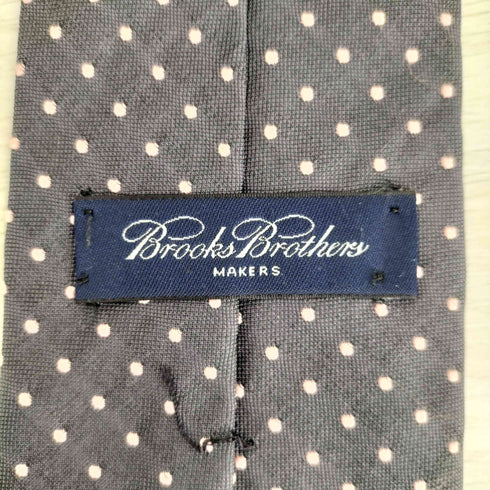 ブルックスブラザーズ BROOKS BROTHERS USA製 シルク100 ドットネクタイ メンズ