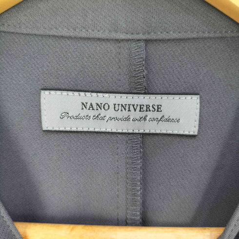 ナノユニバース NANO universe ダブルクロスドルマンワイドシャツ メンズ JPN:L