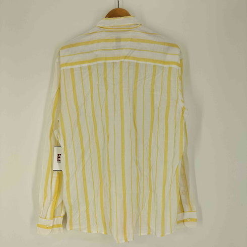 ザラ ZARA RELAXED FIT B.D L/S ストライプ シャツ メンズ import:L