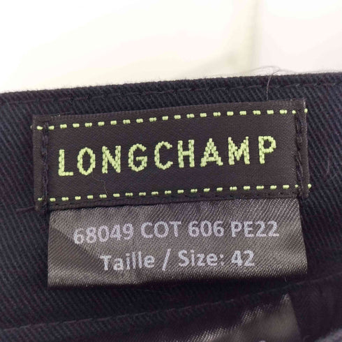 ロンシャン LONGCHAMP コットン ツイル テーパード チノパンツ メンズ 42